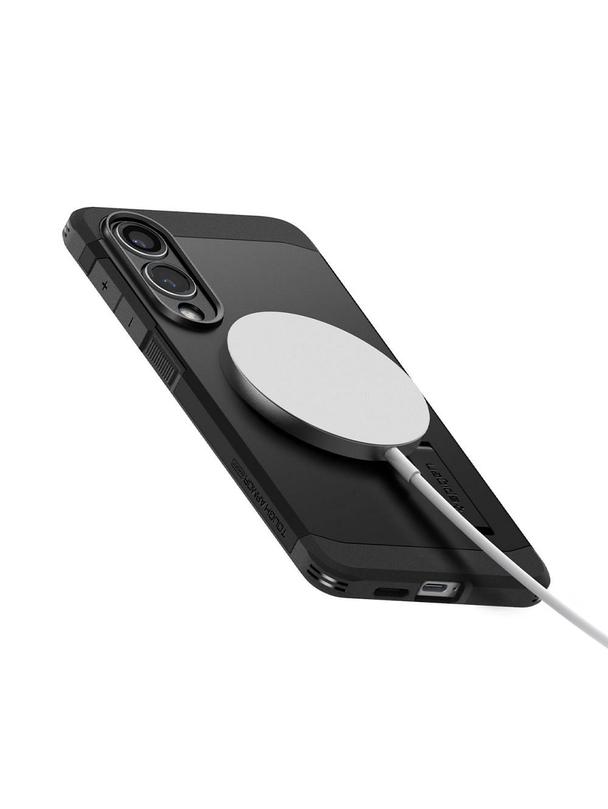 SPIGEN futerał TOUGH ARMOR kompatybilny z MagSafe do SAMSUNG S25 Edge black