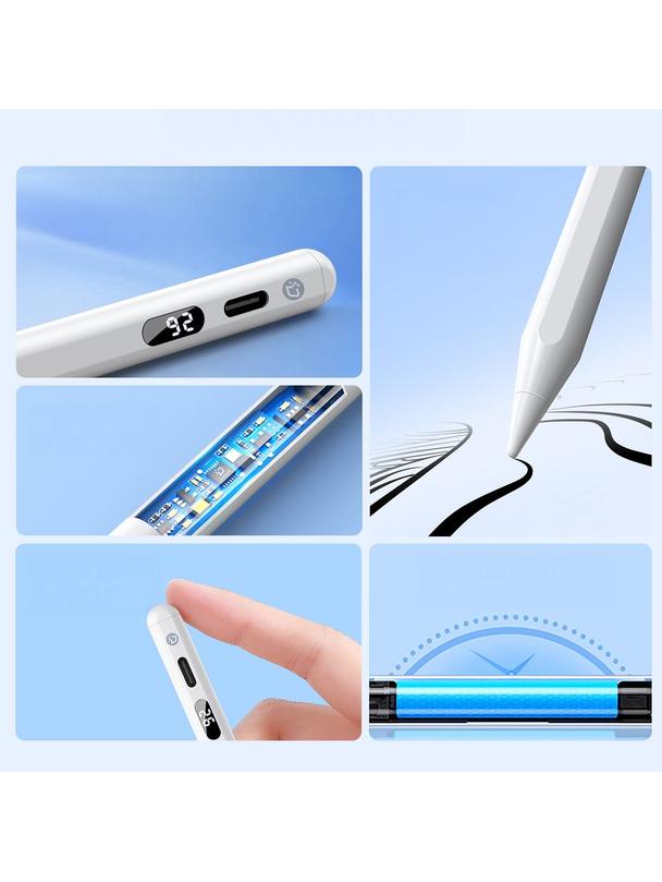 DUX DUCIS rysik STYLUS SP-06 do iPada z ładowaniem bezprzewodowym i wyświetlaczem biały