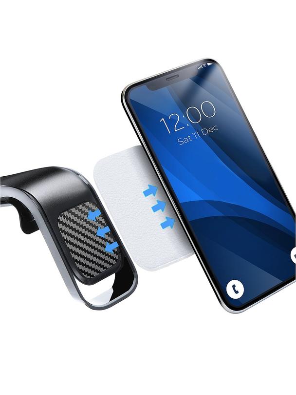 Blaszki do uchwytu magnetycznego skórzane srebrne