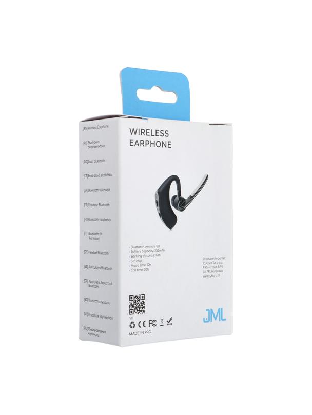 Słuchawka bluetooth Mono JML WE-101 czarna
