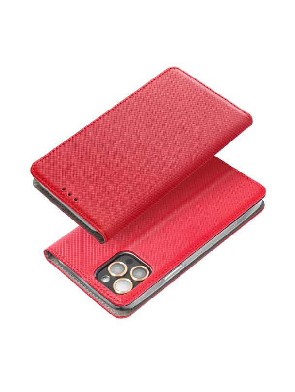 Kabura SMART CASE Book do IPHONE 15 Plus czerwony