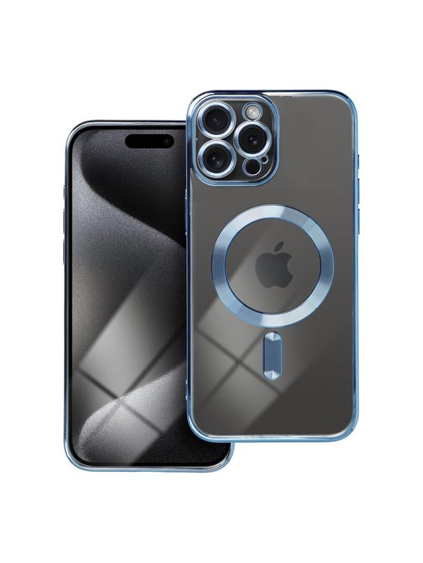 Futerał ELECTRO MAG COVER kompatybilny z MagSafe do IPHONE 15 Pro Max niebieski