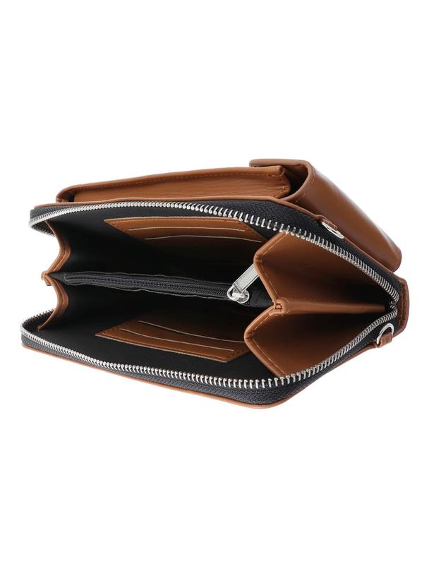 Torebka Stylish na telefon komórkowy brązowa