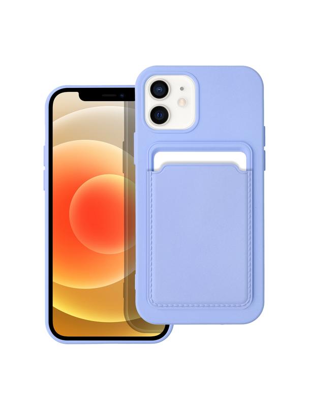 Futerał CARD CASE do IPHONE 12 fioletowy