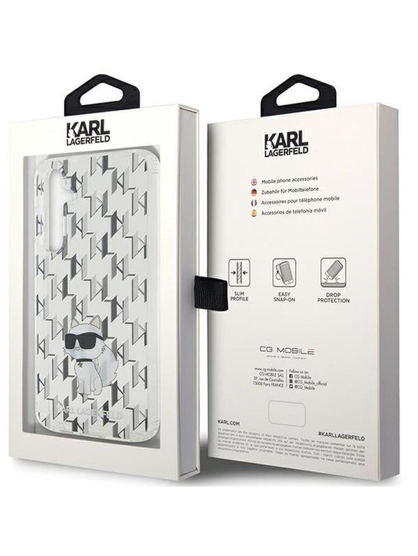 KARL LAGERFELD futerał do SAMSUNG S23FE KLHCS23FEHNCMKLT (Monogram) transparentny