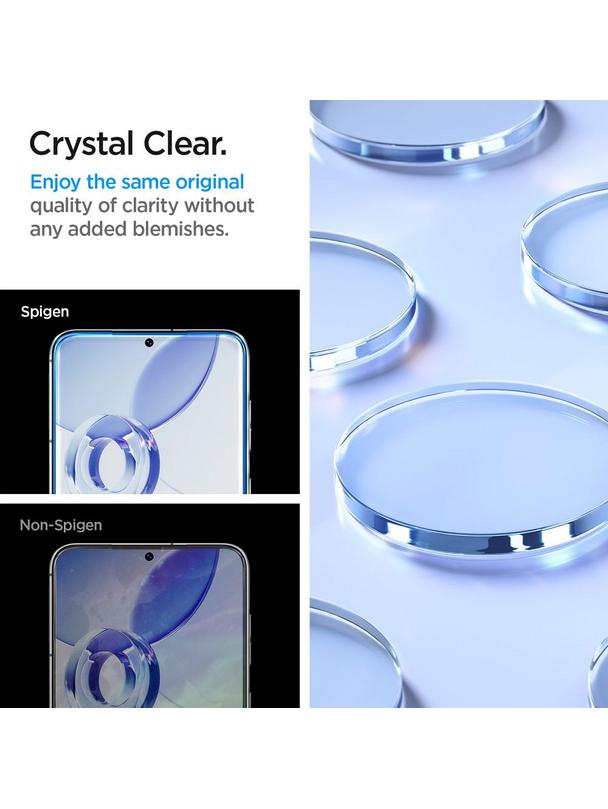 SPIGEN szkło hartowane GLAS.TR"EZ FIT" 2-pack do SAMSUNG S23 Plus transparent