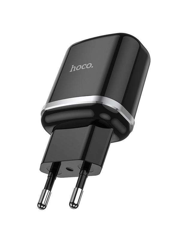 Ładowarka sieciowa do telefonu Hoco USB A QC3.0 3A 18W N3 czarna