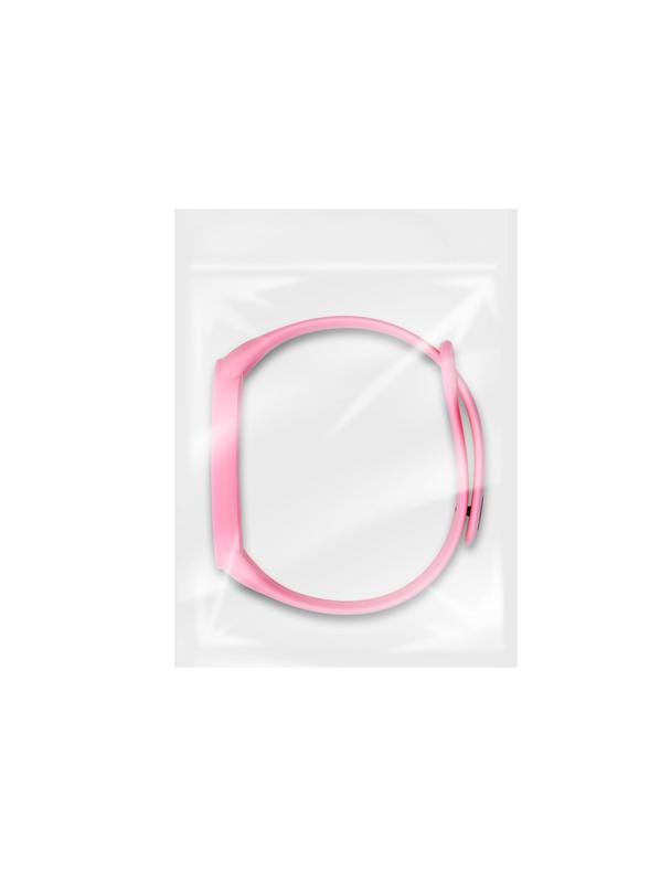 Pasek silikonowy do XIAOMI Mi Band 5 / 6 / 7 różowy (37)