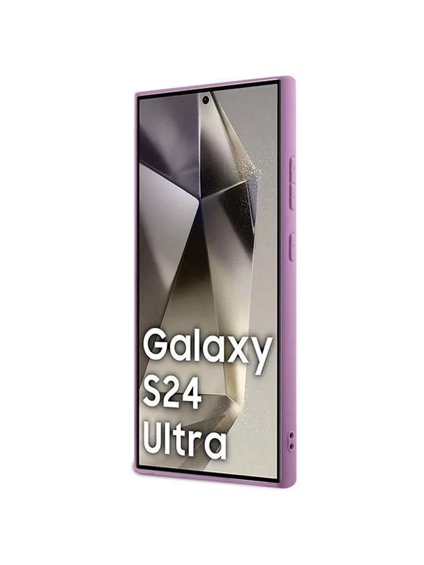 GUESS futerał do SAMSUNG S24 Ultra GUHCS24LHGGSHU (Glitter Script) fioletowy