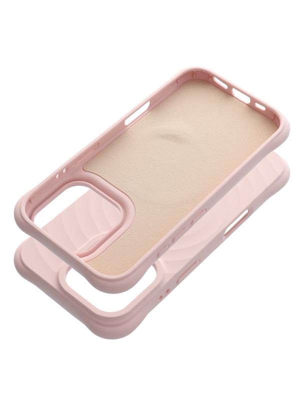 Silicone Zephyr Mag Cover kompatybilny z MagSafe do IPHONE 16 PRO różowy