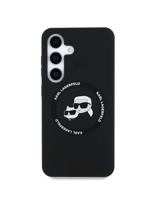 KARL LAGERFELD futerał do SAMSUNG S25 Plus KLHMS25MSKCHTCK (Magnetic Silicone Double Heads) czarny