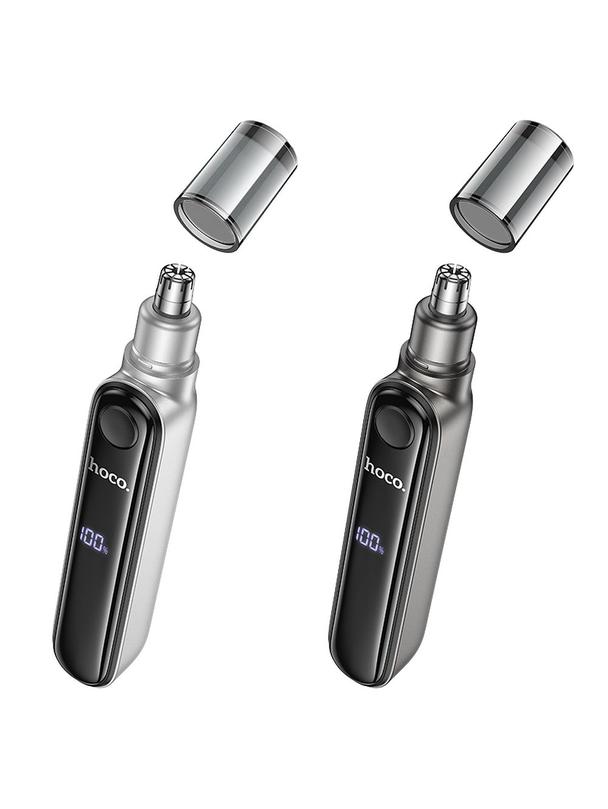 Trymer do nosa Hoco z wyświetlaczem HP33 szary