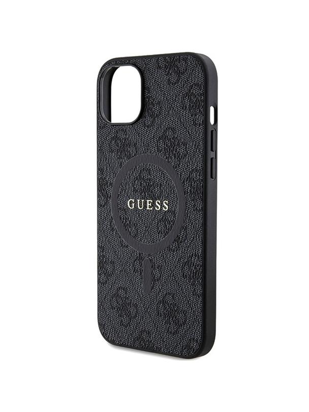 GUESS futerał do IPHONE 14 kompatybilny z MagSafe GUHMP14SG4GFRK (4G Ring classic logo) czarny