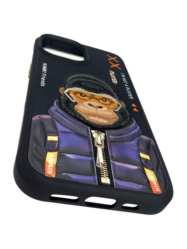NIMMY futerał COOL&CUTE 2.0 Monkey do IPHONE 15 czarny