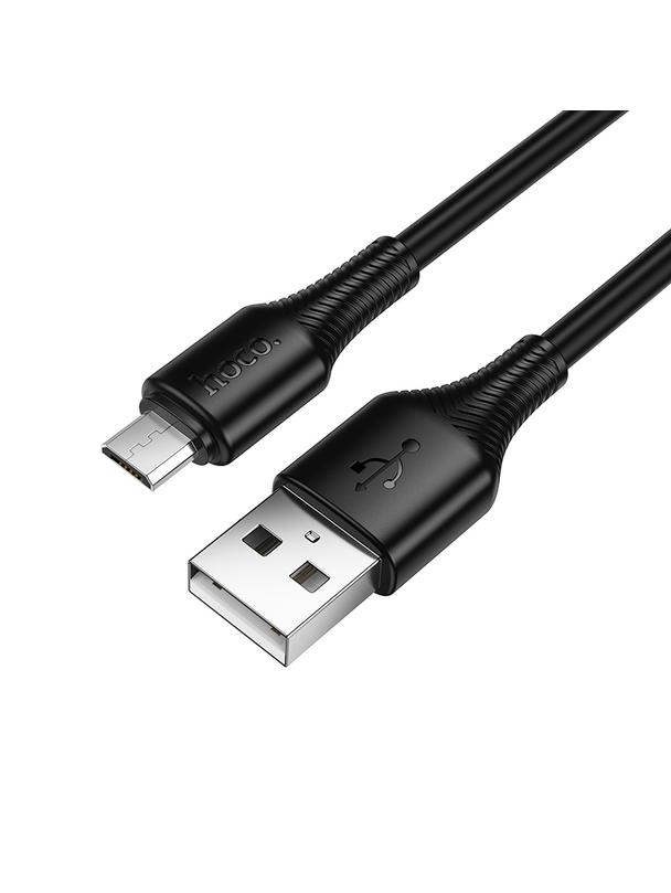 Kabel USB A do Micro USB Hoco 2,4A 1 m X120 czarny