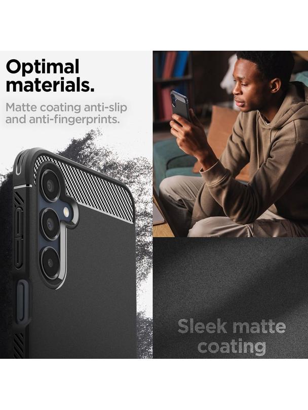 SPIGEN futerał RUGGED ARMOR do SAMSUNG A16 4G / 5G matte black