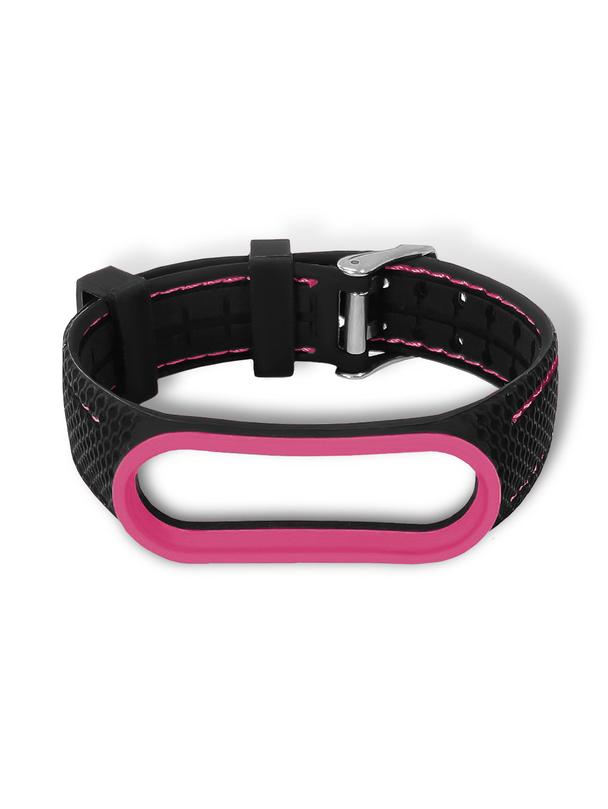 Pasek z elastomeru LIFESTYLE do XIAOMI Mi Band 7 czarny (06)