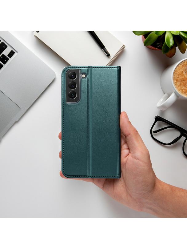 Kabura SMART MAGNETO do SAMSUNG A17 ciemnozielony