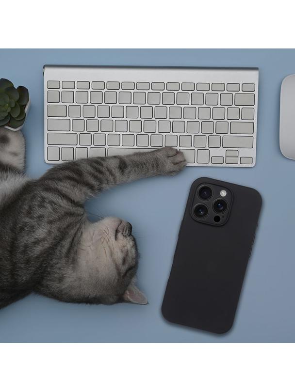 Futerał SILICONE 2mm do IPHONE 17 Air kompatybilny z MagSafe czarny