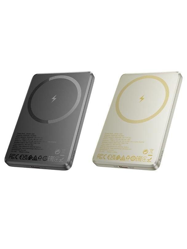 Powerbank zgodny z MagSafe Hoco 5000 mAh QC PD 2A 20W Q26 złoty