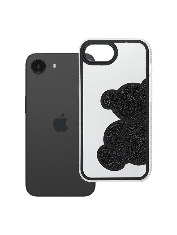 Futerał TEDDY BEAR do IPHONE 16e (SE 4 2025) czarny