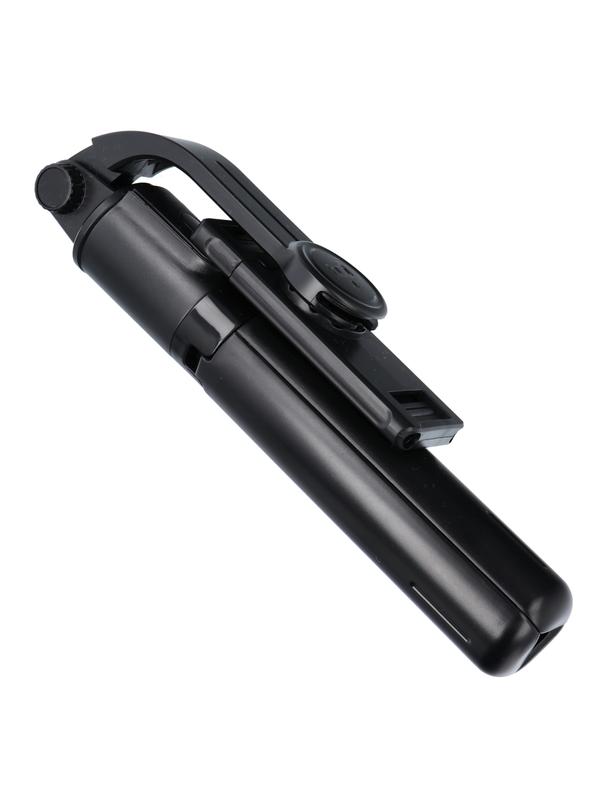 Uchwyt selfie z pilotem bezprzewodowym tripod F01 czarny