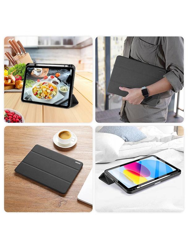 DUX DUCIS etui DOMO składane z miejscem na rysik do iPad 10 (2022) czarne