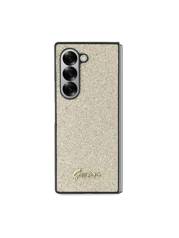 GUESS futerał do SAMSUNG Z Fold 6 GUHCZFD6HGGSHD (HC PU 4G Glitter Script) złoty