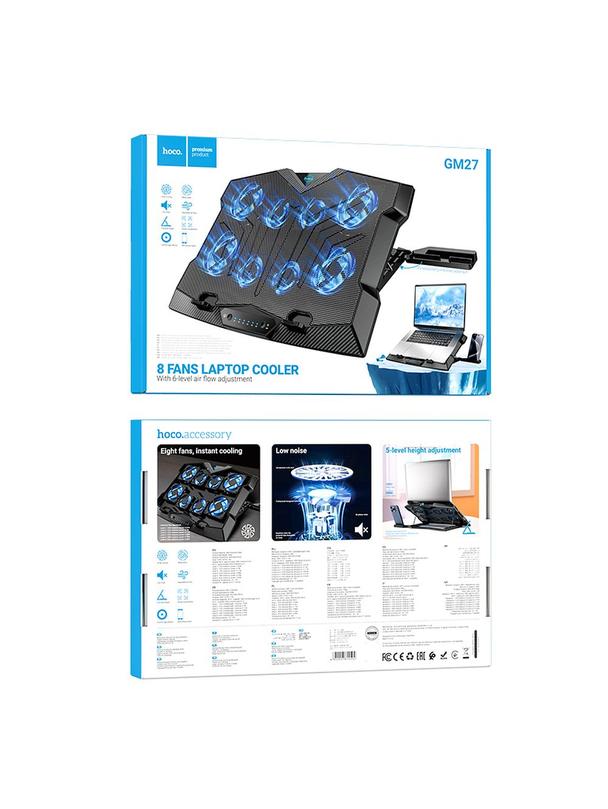 Podstawka chłodząca pod laptop Hoco GM27 czarna