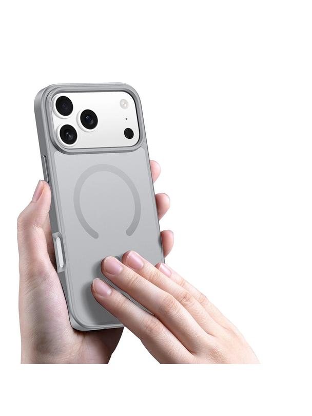 DUX DUCIS futerał YIND compatible with MagSafe do IPHONE 17 PRO (Open Ring) szary