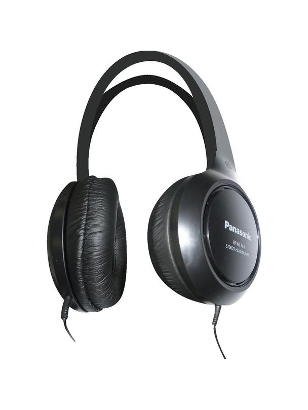 Słuchawki przewodowe nauszne Jack 3,5 mm Panasonic RP-HT161 czarne