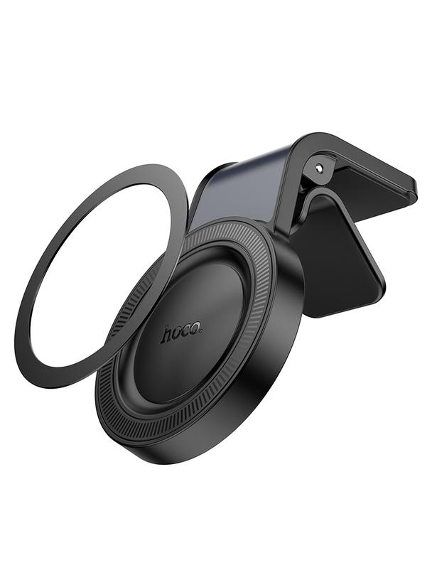 Uchwyt na telefon do samochodu magnetyczny zgodny z MagSafe Hoco do kratki H59 czarny