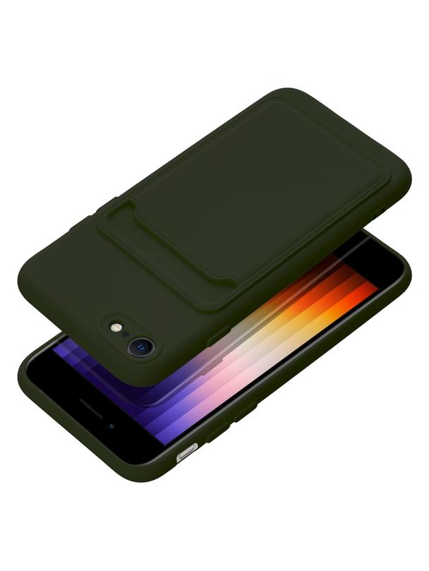 Futerał CARD CASE do IPHONE 7 / 8 / SE 2020 / SE 2022 zielony