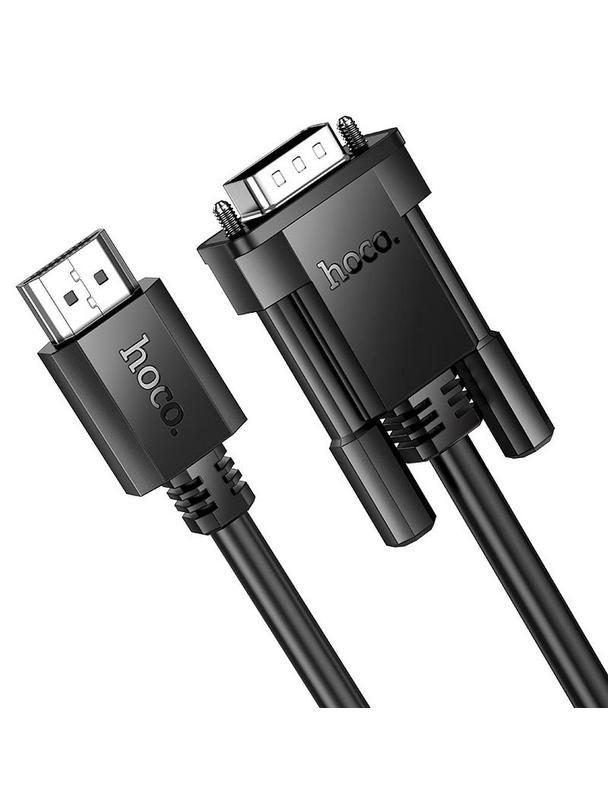 Kabel HDMI do VGA Hoco HD 1080p 2 m US12 czarny