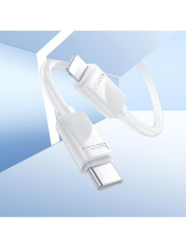 Kabel USB C do Lightning Hoco PD 27W 1 m X114 biały