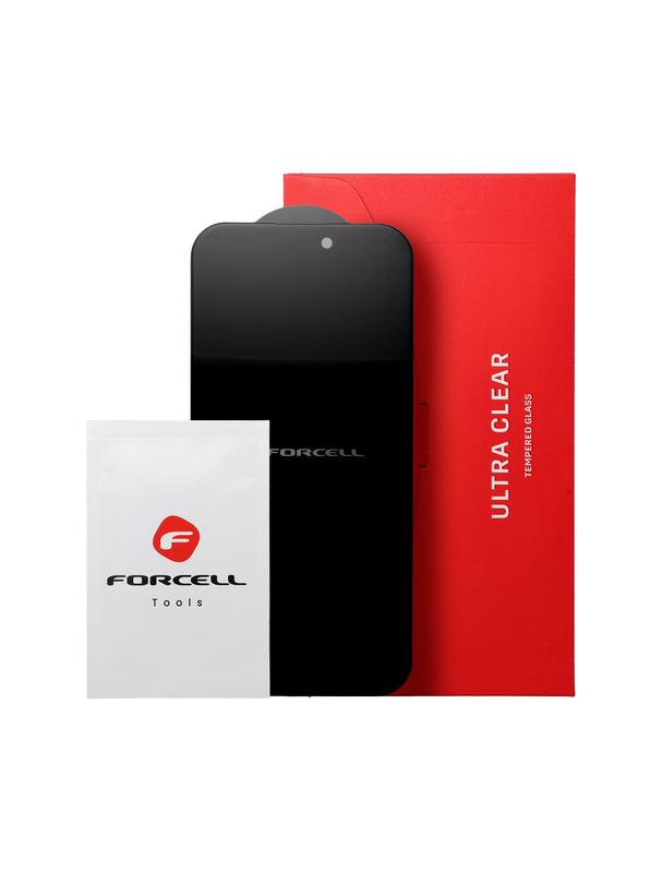 Szkło hartowane do iPhone 15 Forcell Privacy Glass czarne