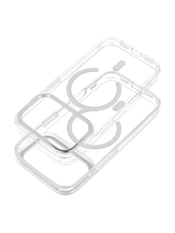 Futerał FRAME CLEAR HYBRID MAG COVER kompatybilny z MagSafe do IPHONE 17 transparentny