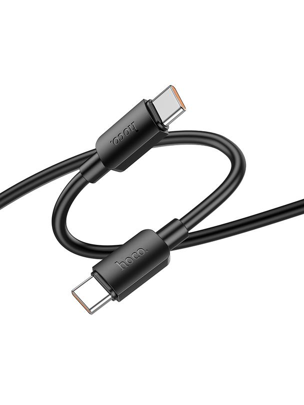 Kabel USB C do USB C Hoco PD 6A 100W 1 m X96 czarny