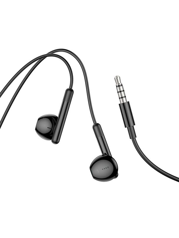 Słuchawki przewodowe douszne Jack 3,5 mm Hoco M93 czarne