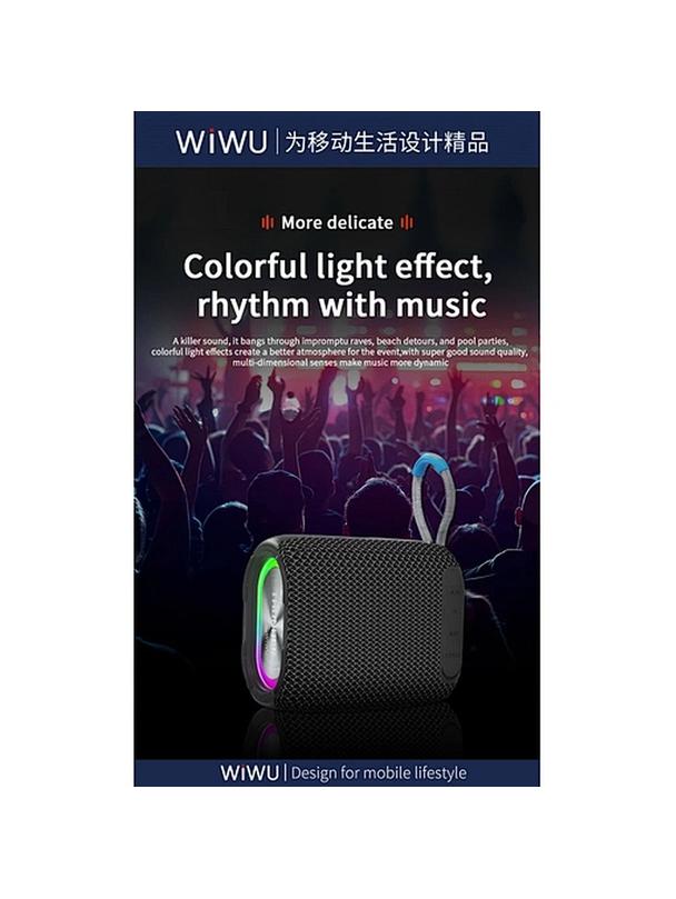 WiWU - Głośnik bezprzewodowy Thunder P26 - szary