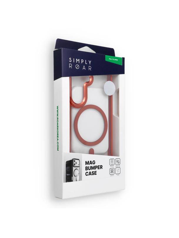 ROAR futerał MAG BUMPER kompatybilny z MagSafe do SAMSUNG S26 Plus pomarańczowy