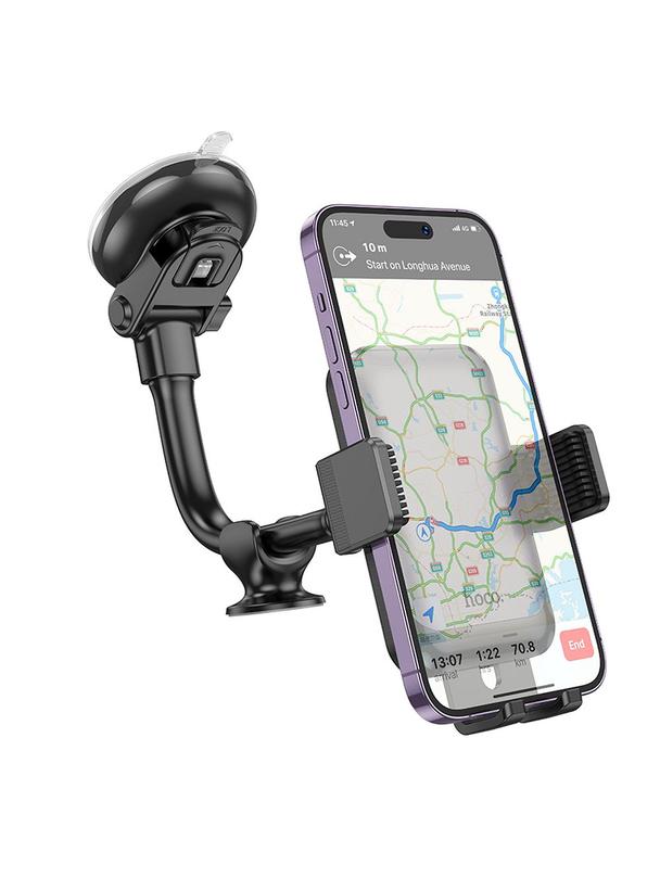Uchwyt na telefon do samochodu uniwersalny Hoco do szyby / deski H27 czarny