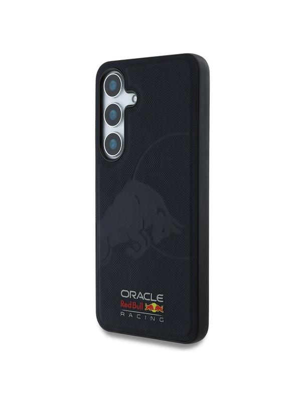 RED BULL futerał do SAMSUNG S25 RBHMS25S24PUBUFV (Magnetic Meshed PU W/ Debossed Bull) navy