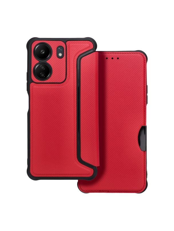 Kabura RAZOR Book do XIAOMI Redmi 13C czerwony