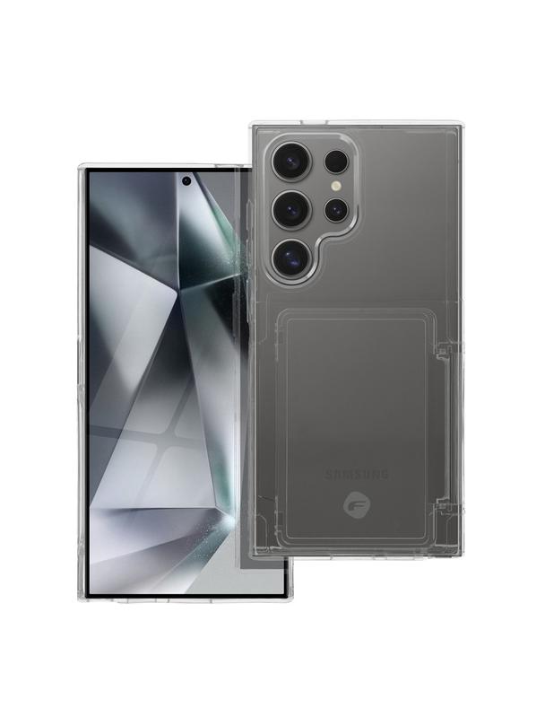 FORCELL F-PROTECT Crystal Pocket futerał do SAMSUNG S24 Ultra transparentny