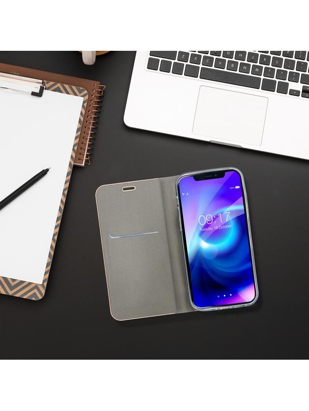 Kabura LUNA Book Gold do SAMSUNG XCover 7 srebrny