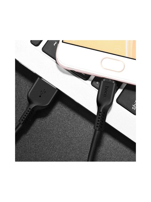 Kabel USB A do Lightning Hoco 2,4A 1 m X20 czarny