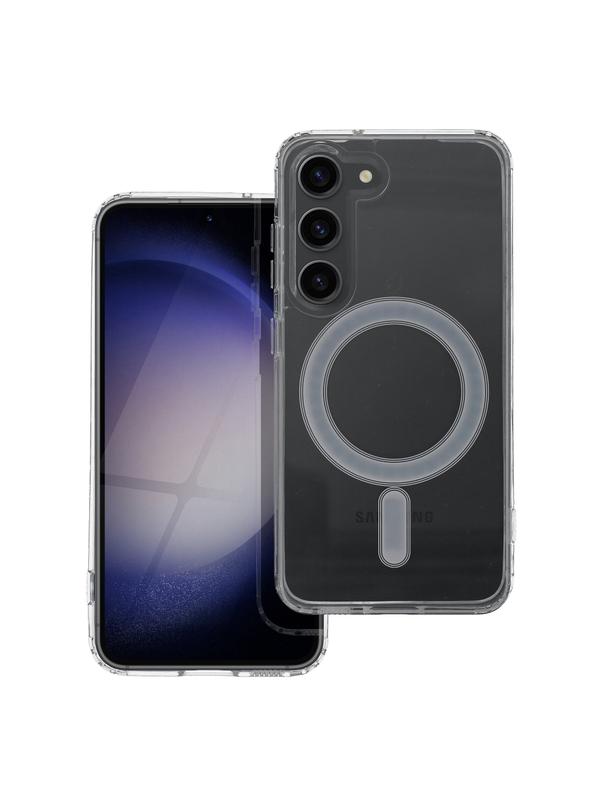 Futerał CLEAR MAG COVER kompatybilny z MagSafe do SAMSUNG S23 transparentny