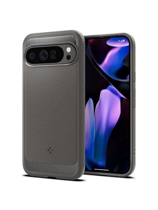 SPIGEN futerał RUGGED ARMOR do GOOGLE Pixel 9 Pro XL marble grey