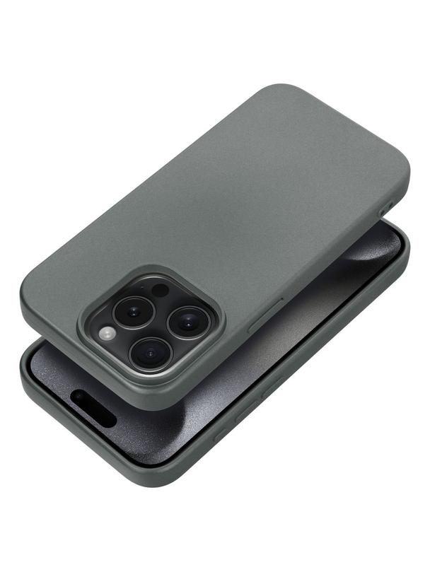 Futerał METALLIC do IPHONE 15 Pro szary